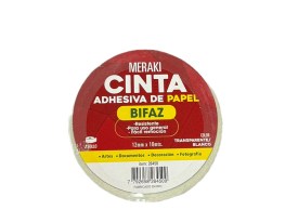 Cinta adhesiva bifaz MERAKI 